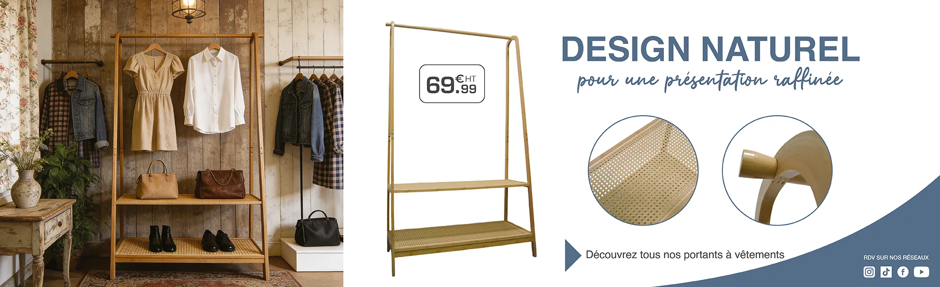 Découvrez nos portants